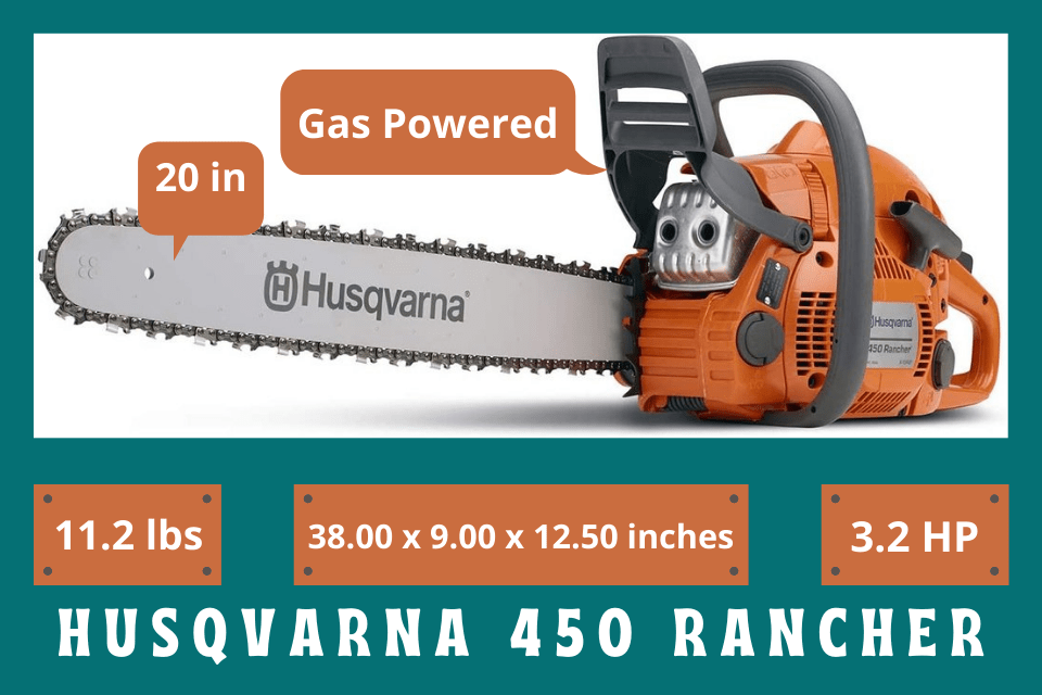 Husqvarna 450 Chainsaw (1)